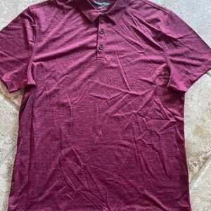Alfani Men's Maroon Polo Shirt